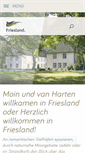 Mobile Screenshot of friesland-touristik.de